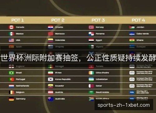 世界杯洲际附加赛抽签，公正性质疑持续发酵